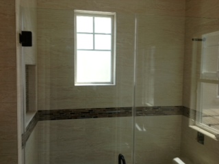 shower glass door